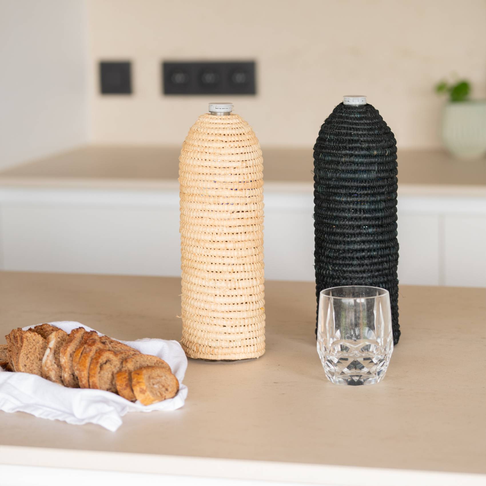 Home Maison - Cache bouteille en paille - HOME MAISON - Osier - Naturel - Image 4