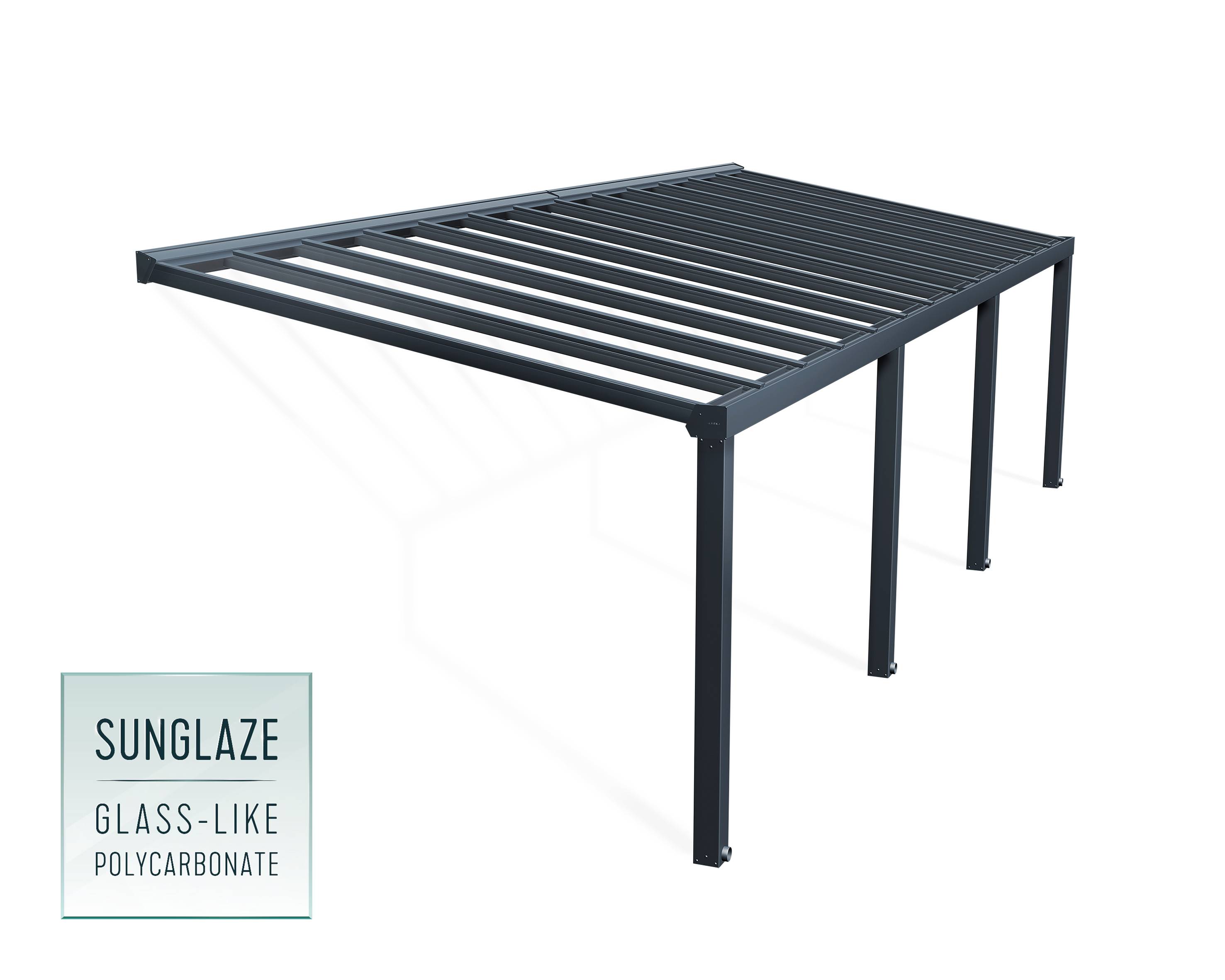 Canopia - Canopia Pergola Stockholm 3,4X9,5 Grise - Imagen 1
