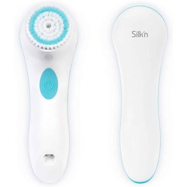 0 - Brosse nettoyante visage SILK'N PURE - Peaux mixtes et sensibles - 4 programmes de nettoyage - Image 2