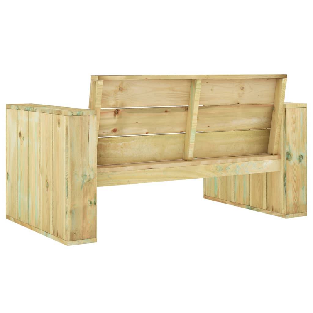 Maison Chic - Banc de jardin - Banc d'extérieur - Banquette 139 cm bois de pin imprégné - Imagen 5