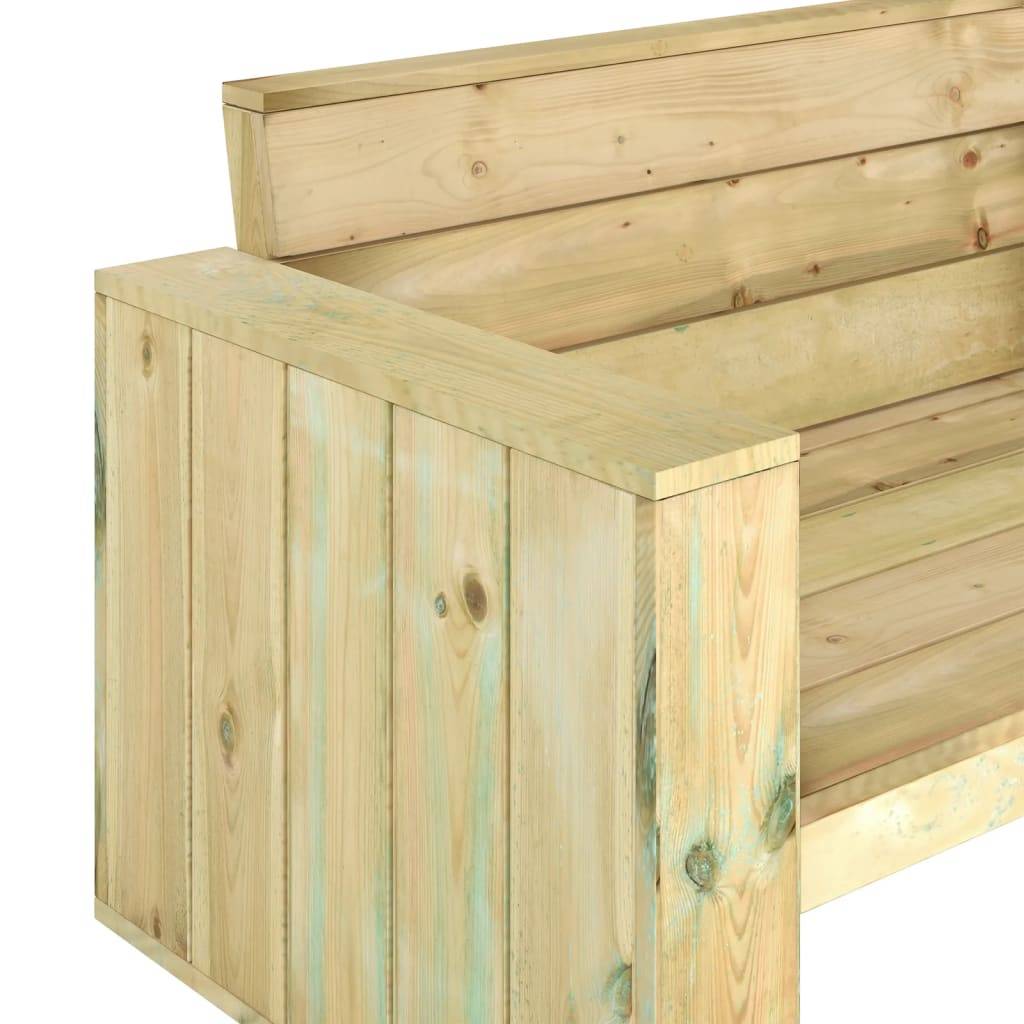 Maison Chic - Banc de jardin - Banc d'extérieur - Banquette 139 cm bois de pin imprégné - Imagen 6