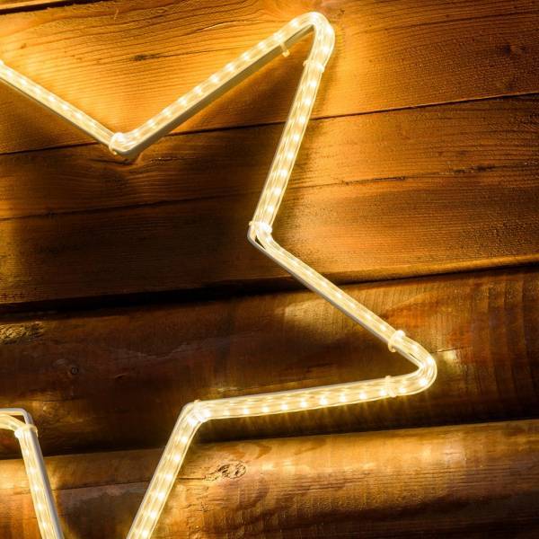 Lotti - Etoile filante lumineuse flash 240 led blanc chaud 80CM IP44 Lotti - Imagen 6