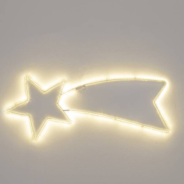 Lotti - Etoile filante lumineuse flash 240 led blanc chaud 80CM IP44 Lotti - Imagen 4