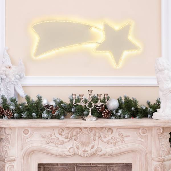 Lotti - Etoile filante lumineuse flash 240 led blanc chaud 80CM IP44 Lotti - Imagen 1