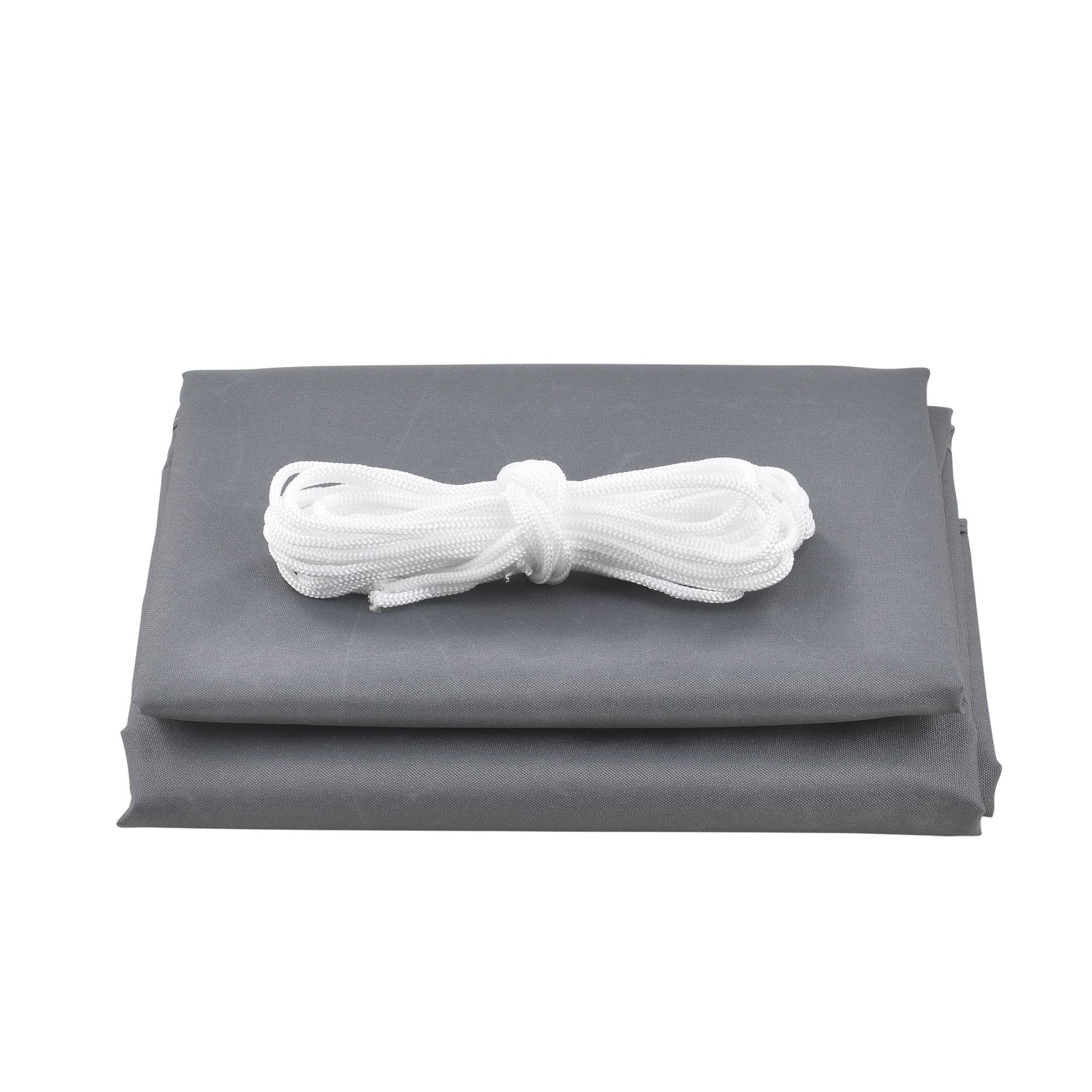 Voile d'Ombrage Lerma Rectangualire Gris Foncé 3 x 4 m [en.casa] - Image 2