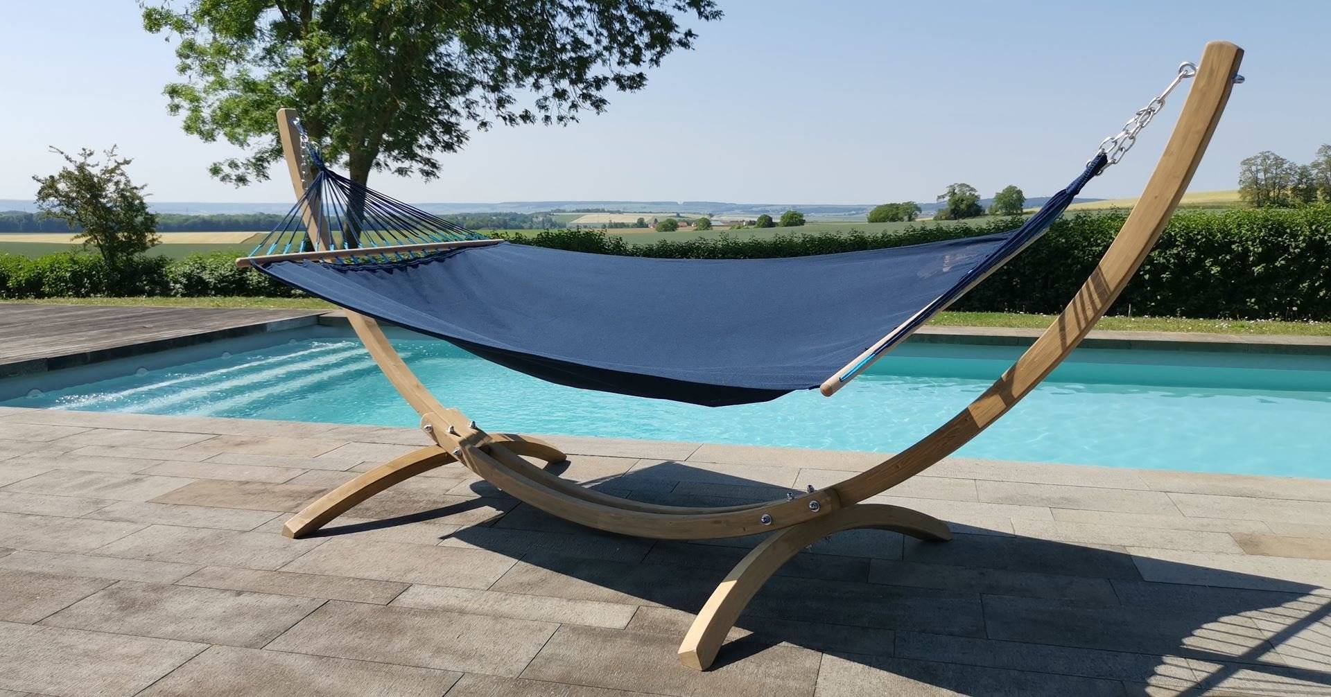 Jobek - Set Bois ESKAPADE 323x125x128 cm Marine certifié FSC Mix JOBEK - Imagen 2