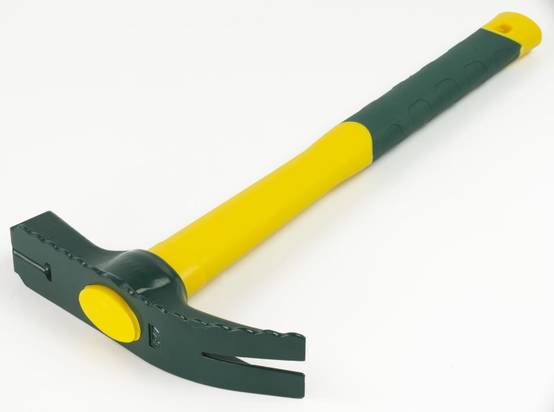 Marteau de Coffreur Racleur (845 g) manche tri-matière novagrip® (370 mm) - Leborgne - Image 5