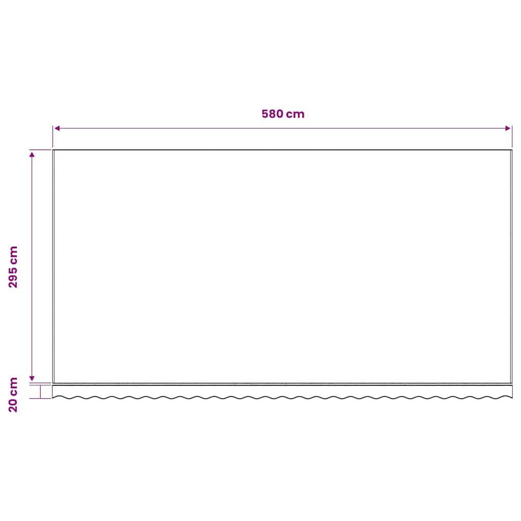 Prolenta Premium - Auvent polyester jaune 580 x 295 cm - Prolenta premium p366.0 - Image 7