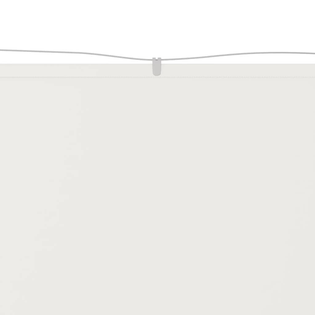 Helloshop26 - Auvent vertical 100x800 cm tissu oxford blanc - Imagen 2