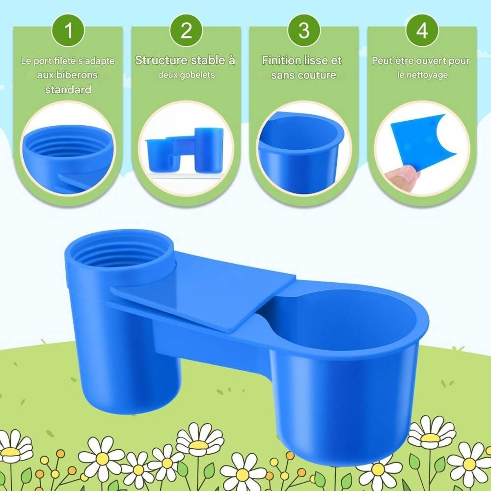 Set de 20 distributeurs d'eau pour oiseaux - Lytech - Image 2