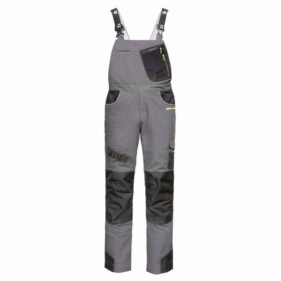 Salopette de travail - NORTH WAYS - Stampe Gris/Noir T.L 1203 L - Image 1