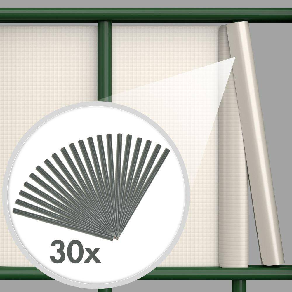 Helloshop26 - Brise vue brise vent film anti regards clôture paravent PVC gris anthracite 70 m - Imagen 3