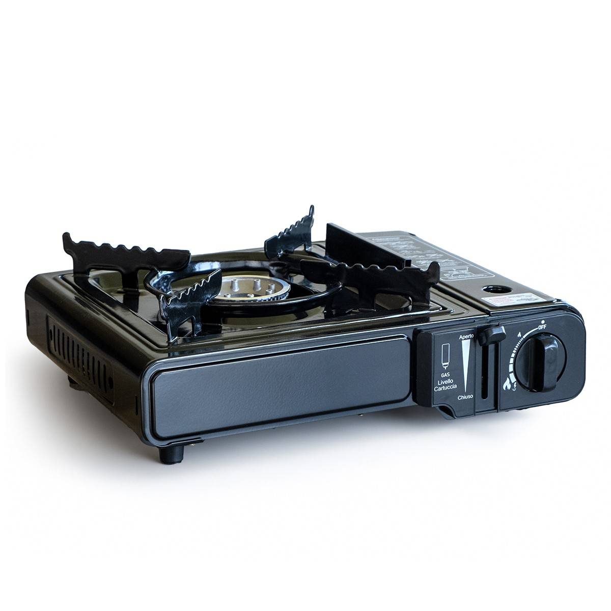 Réchaud à gaz 2200W Portable + 6 cartouches de gaz butane Cuisine Extérieure - Imagen 8