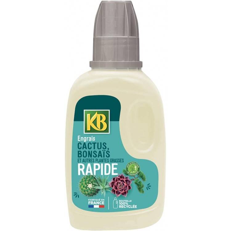KB Engrais Rapide Cactus Bonsaï Succulentes Et Autres Plantes Grasses 250ml