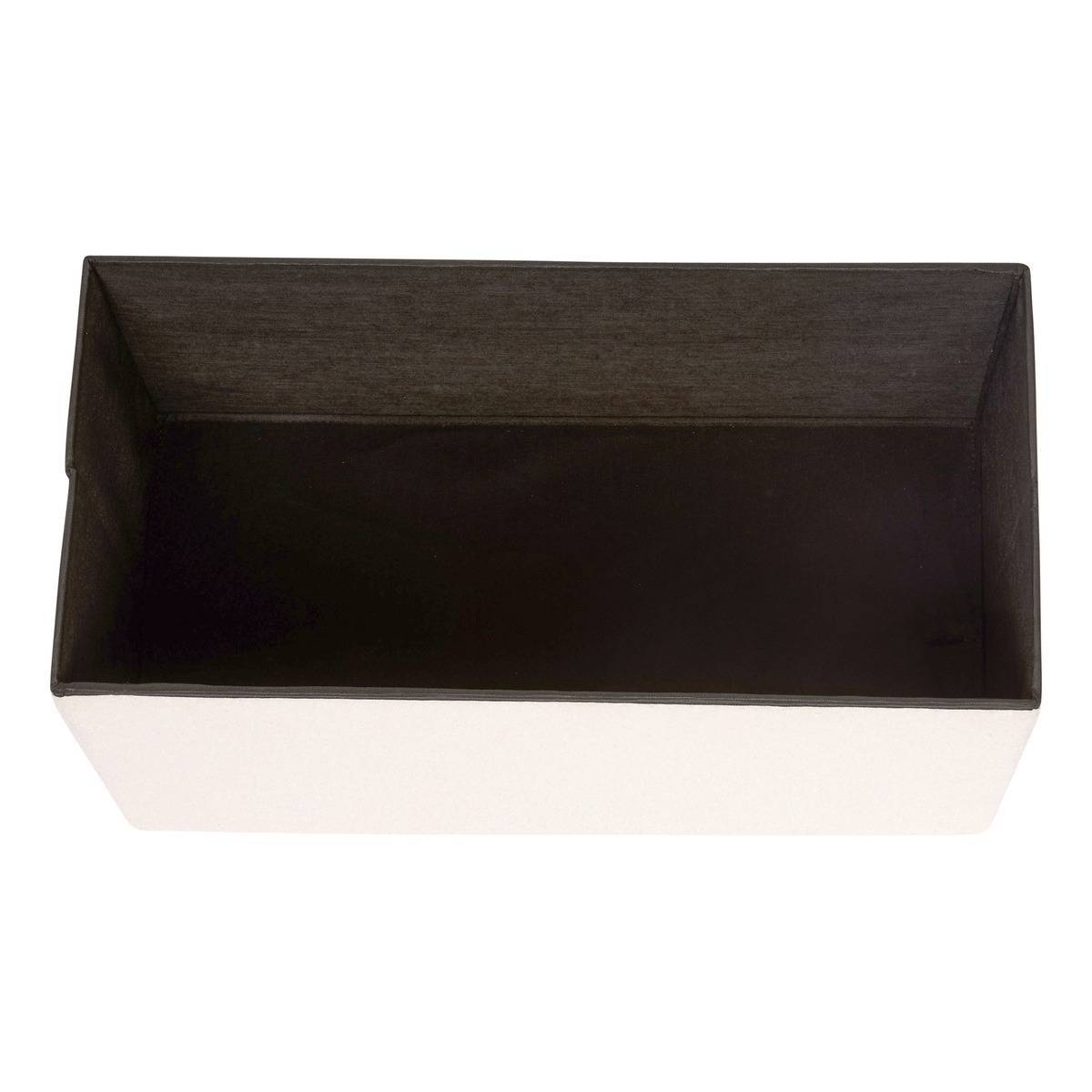 Atmosphera - Pouf Pliable Coffre Jaiko en Bouclette Blanc 76x38cm - Atmosphera Créateur d'intérieur - Image 5