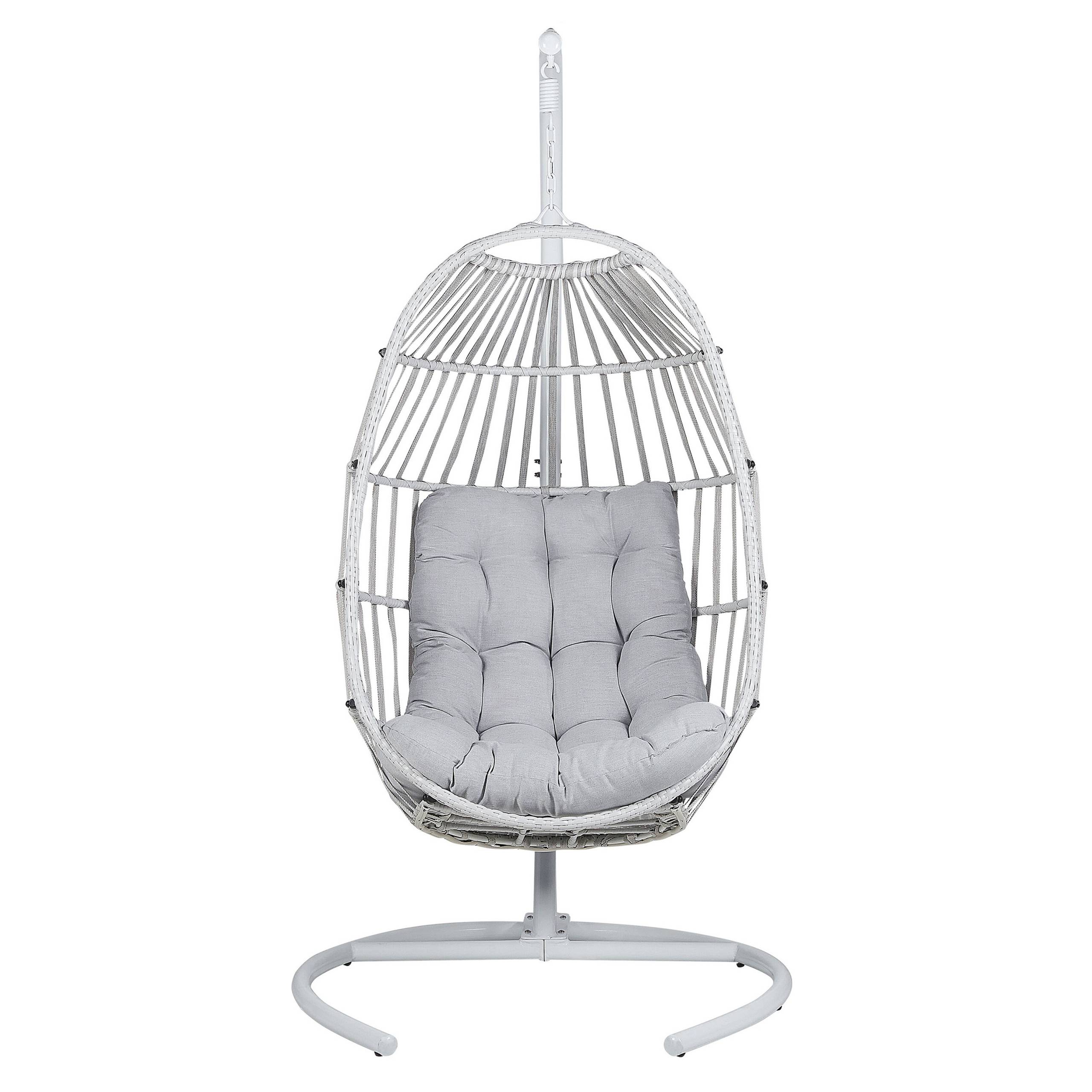 Beliani - Chaise porte-à-faux Tissu Gris clair SESIA - Beliani - Imagen 5
