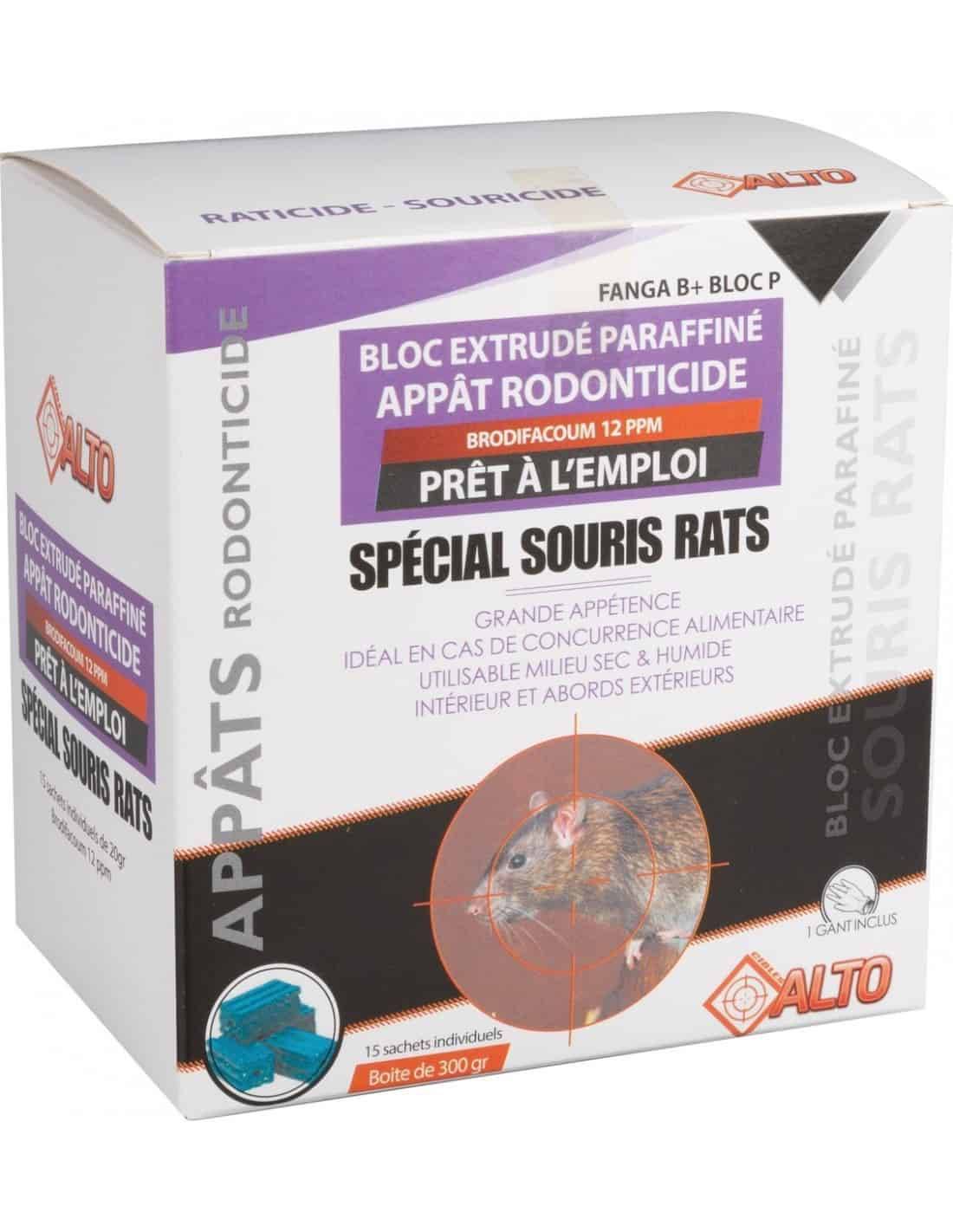 Raticide Blocs Brod 12ppm 300g - Jardiland