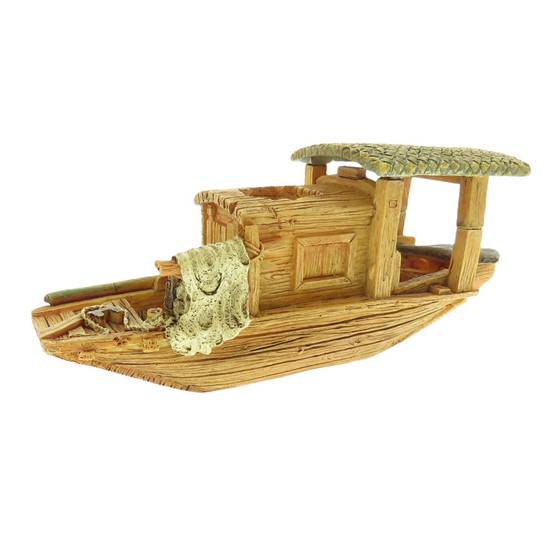 Bateau Pagode model 1 S, 14 x 5 x 6 cm, décoration aquarium - Image 7