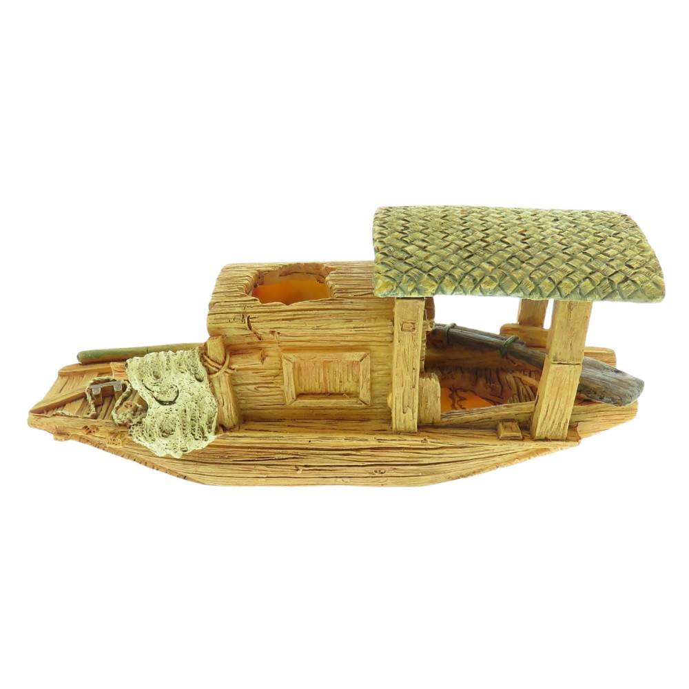 Bateau Pagode model 1 S, 14 x 5 x 6 cm, décoration aquarium - Imagen 4