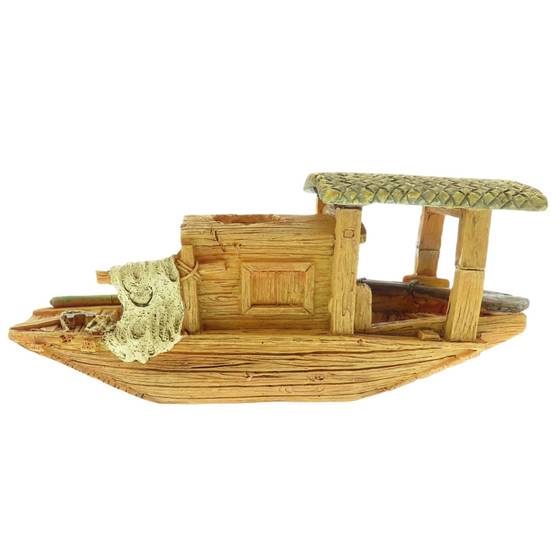 Bateau Pagode model 1 S, 14 x 5 x 6 cm, décoration aquarium - Image 6
