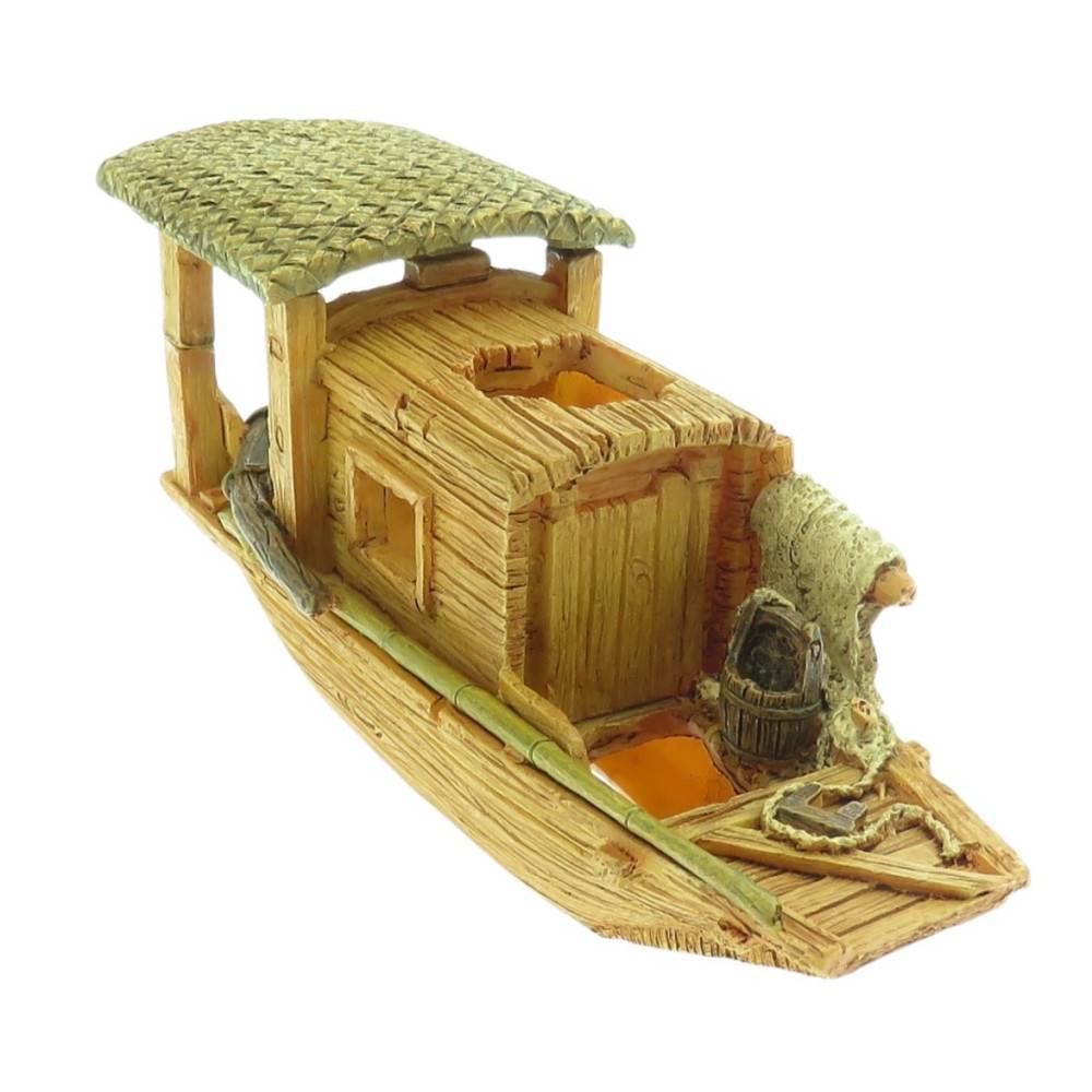 Bateau Pagode model 1 S, 14 x 5 x 6 cm, décoration aquarium - Imagen 2