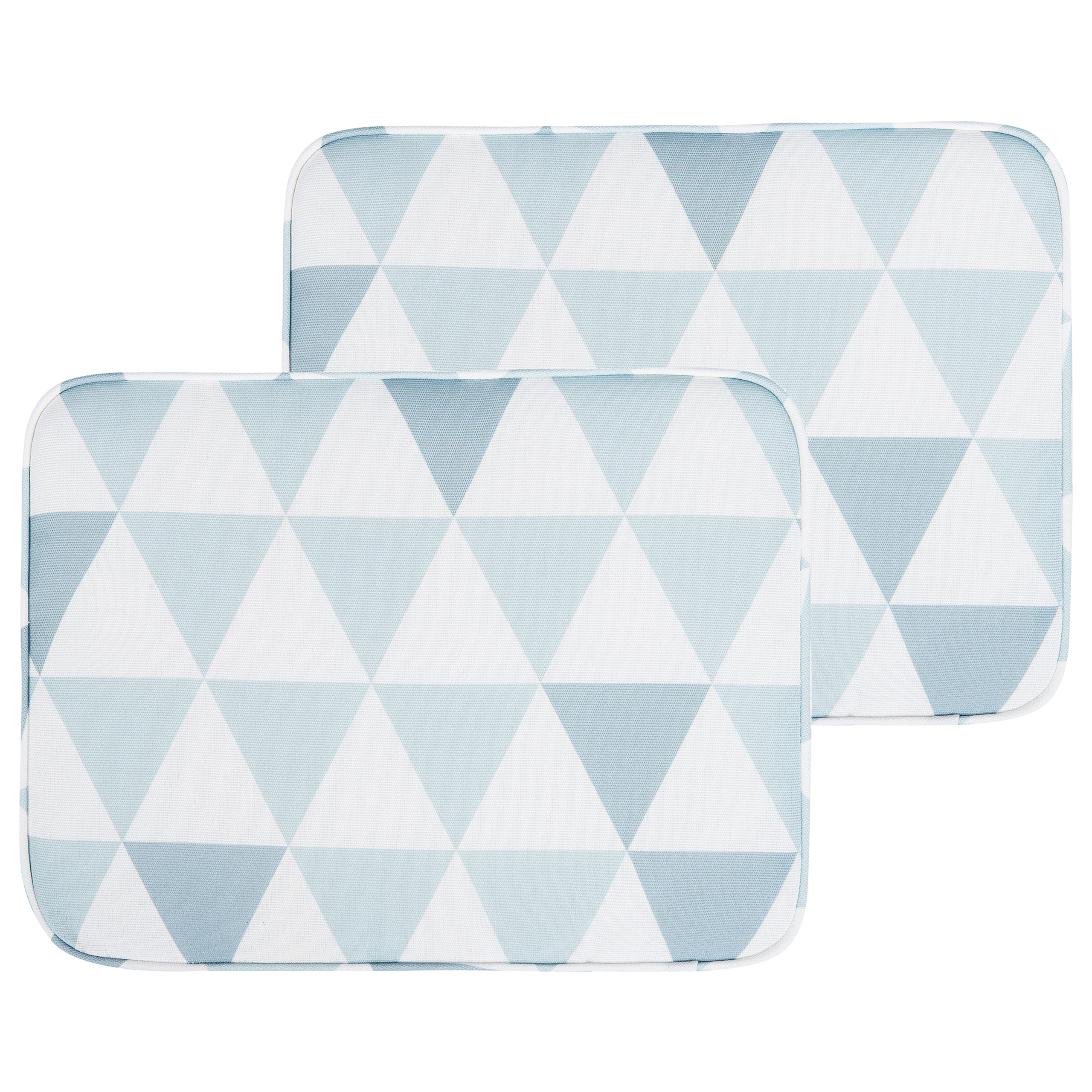 Beliani - Coussin d'assise d'extérieur Polyester Bleu FIJI - Beliani - Imagen 2
