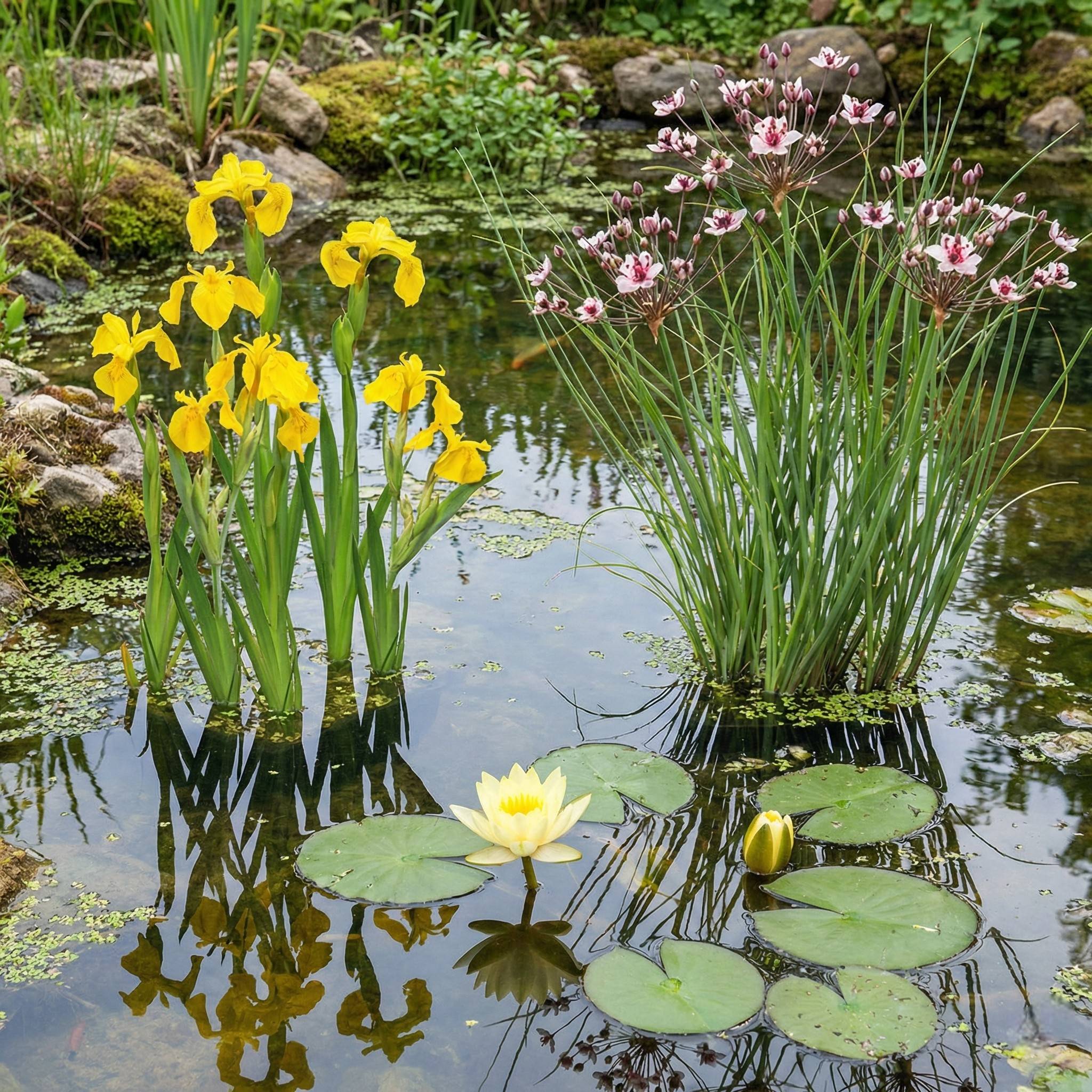0 - Iris Jaune Plante Berge Bassin - Floraison Jaune - Rustique - Image 3