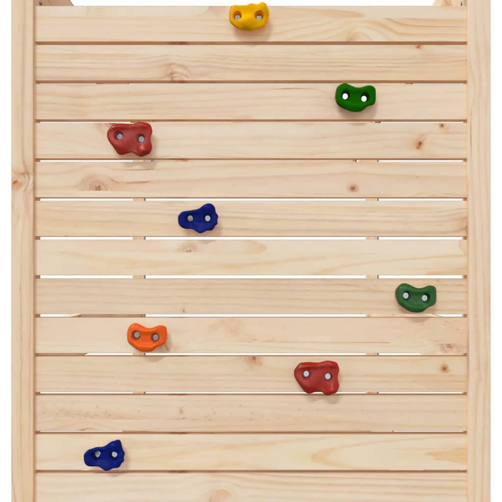 Helloshop26 - Aire de jeux d'extérieur balançoires toboggan portiques robuste jeux jardin 454 x 199 x 249 cm bois de pin massif - Imagen 8