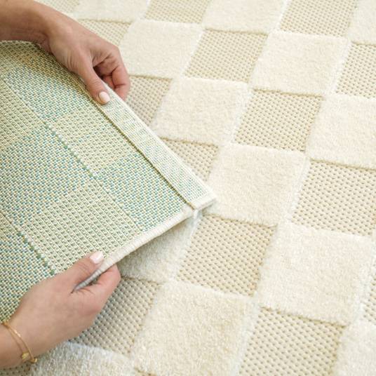 Decoweb - Tapis intérieur et extérieur motif damier - Petit Marius - Crème - 160 x 230 cm - Decoweb - Image 6