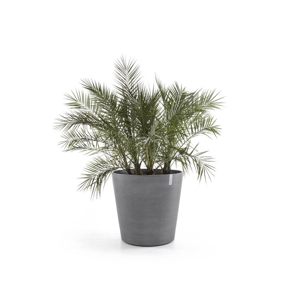 Ecopots - Grand pot sur roues Amsterdam 80 Gris - Ø 80 x H. 75 cm - 300 L ECOPOTS - Imagen 2