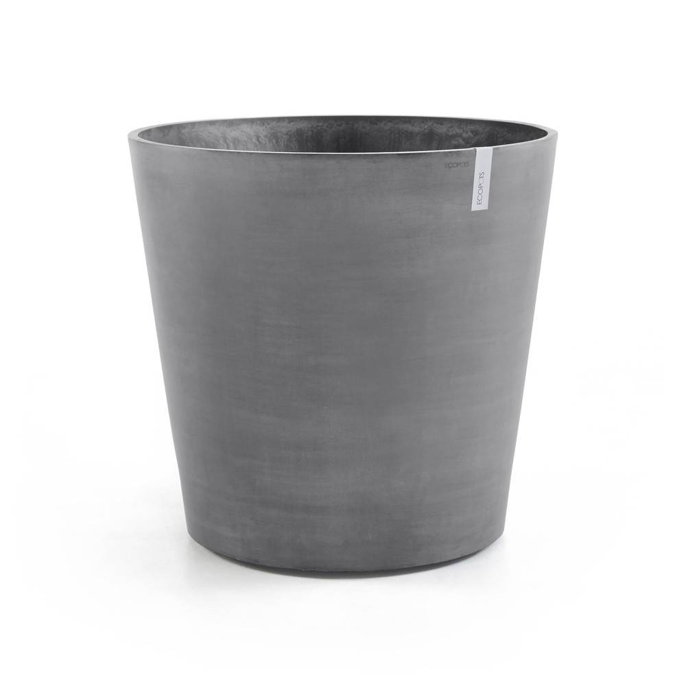 Ecopots - Grand pot sur roues Amsterdam 80 Gris - Ø 80 x H. 75 cm - 300 L ECOPOTS - Imagen 1