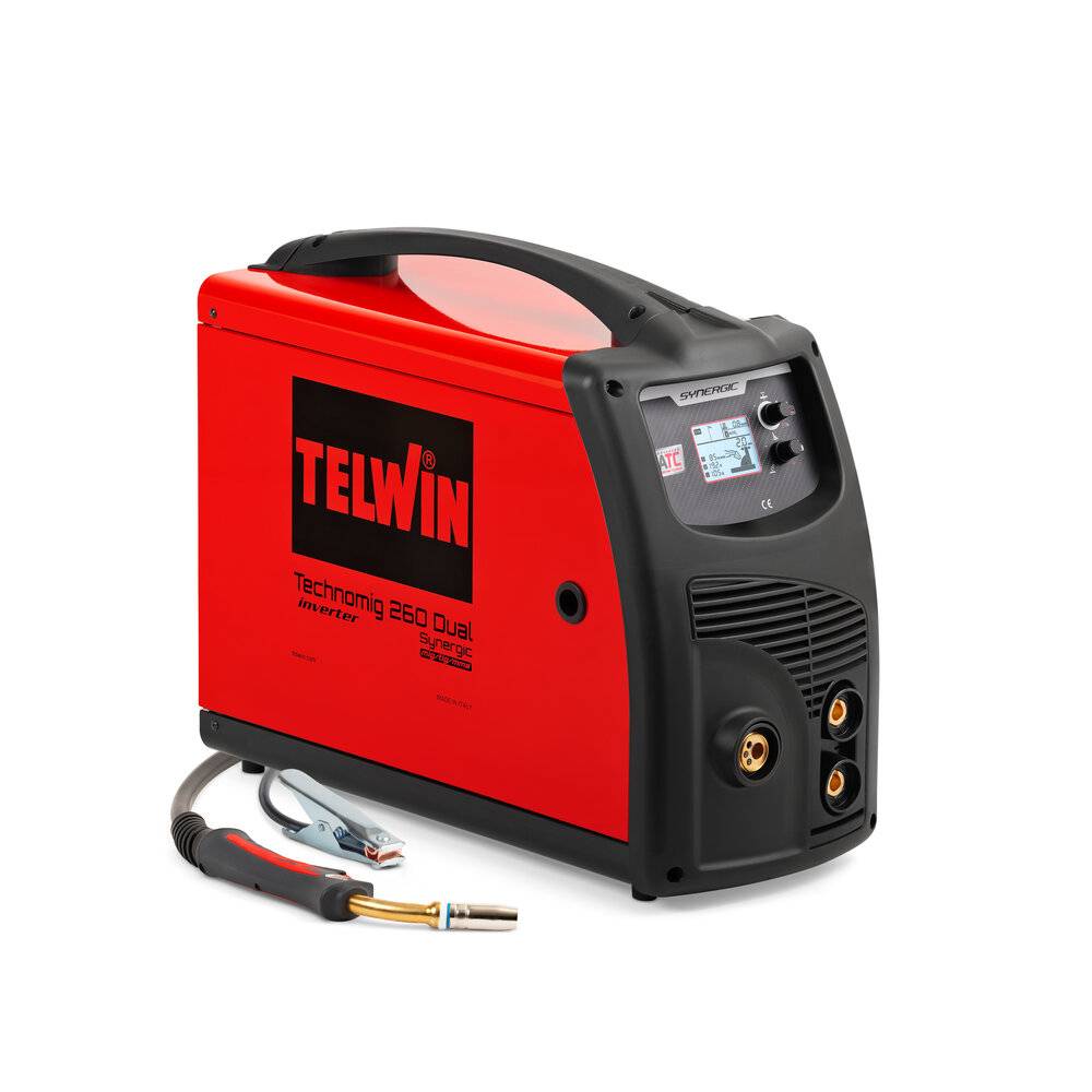 Poste à souder Inverter multi-procédé Technomig 260 Dual Synergic - 230V - TELWIN - 816056 - Imagen 1