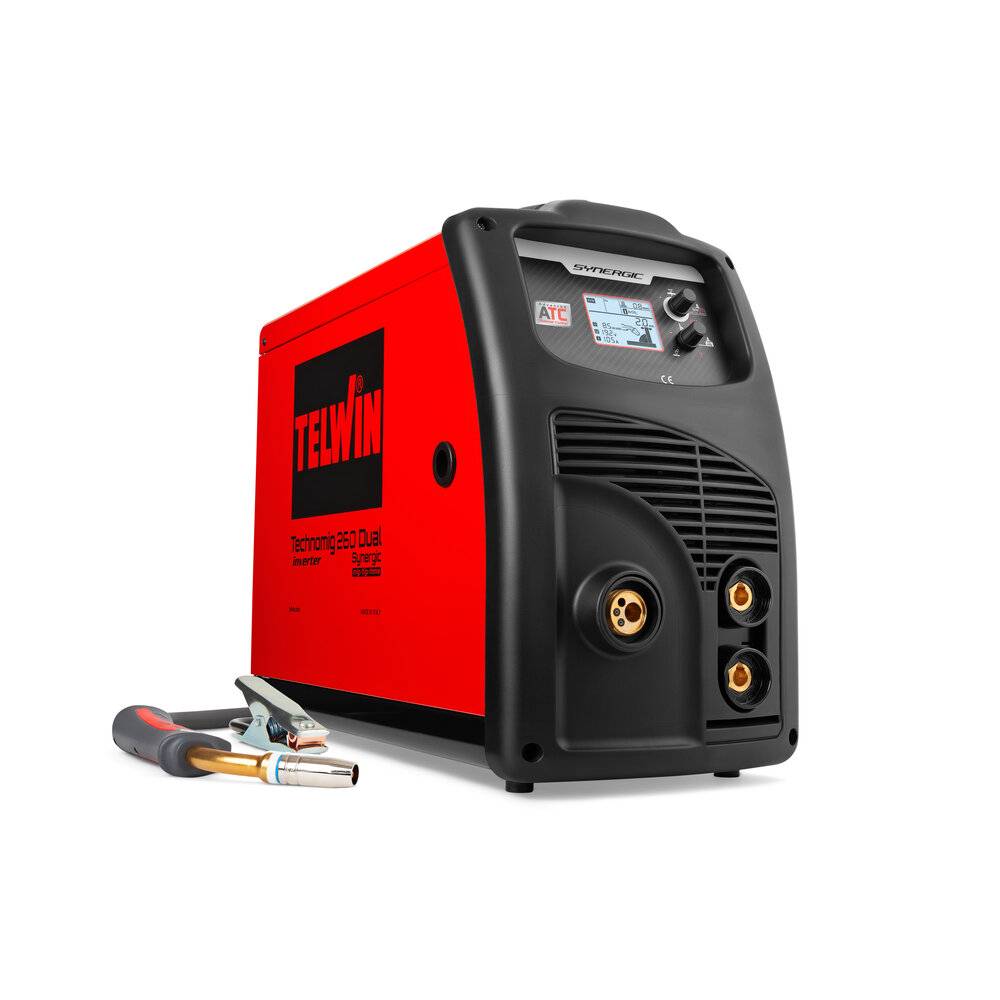 Poste à souder Inverter multi-procédé Technomig 260 Dual Synergic - 230V - TELWIN - 816056 - Imagen 2