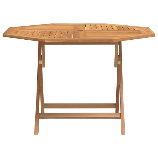 ComfortXL - Table de Jardin Pliable Carrée 110cm en Bois de Teck Massif avec Trou pour Parasol – ComfortXL Outdoor Living - Image 3