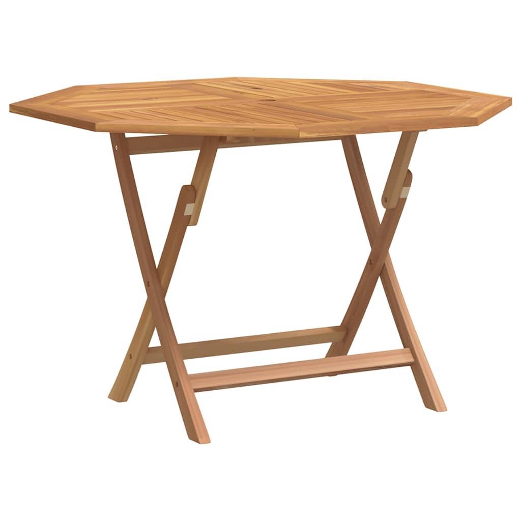 ComfortXL - Table de Jardin Pliable Carrée 110cm en Bois de Teck Massif avec Trou pour Parasol – ComfortXL Outdoor Living - Image 2