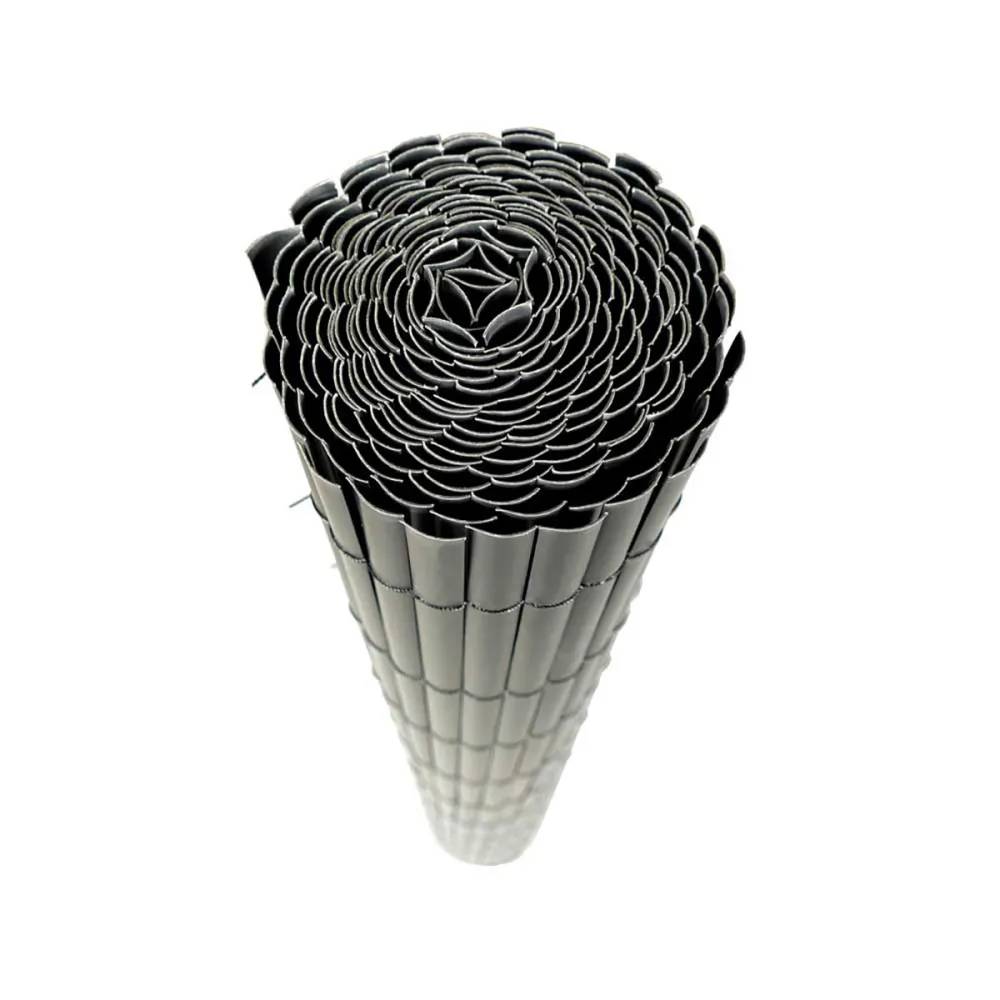 Canisse PVC simple face grise 1,5 × 5 m avec kit de fixation - Image 6