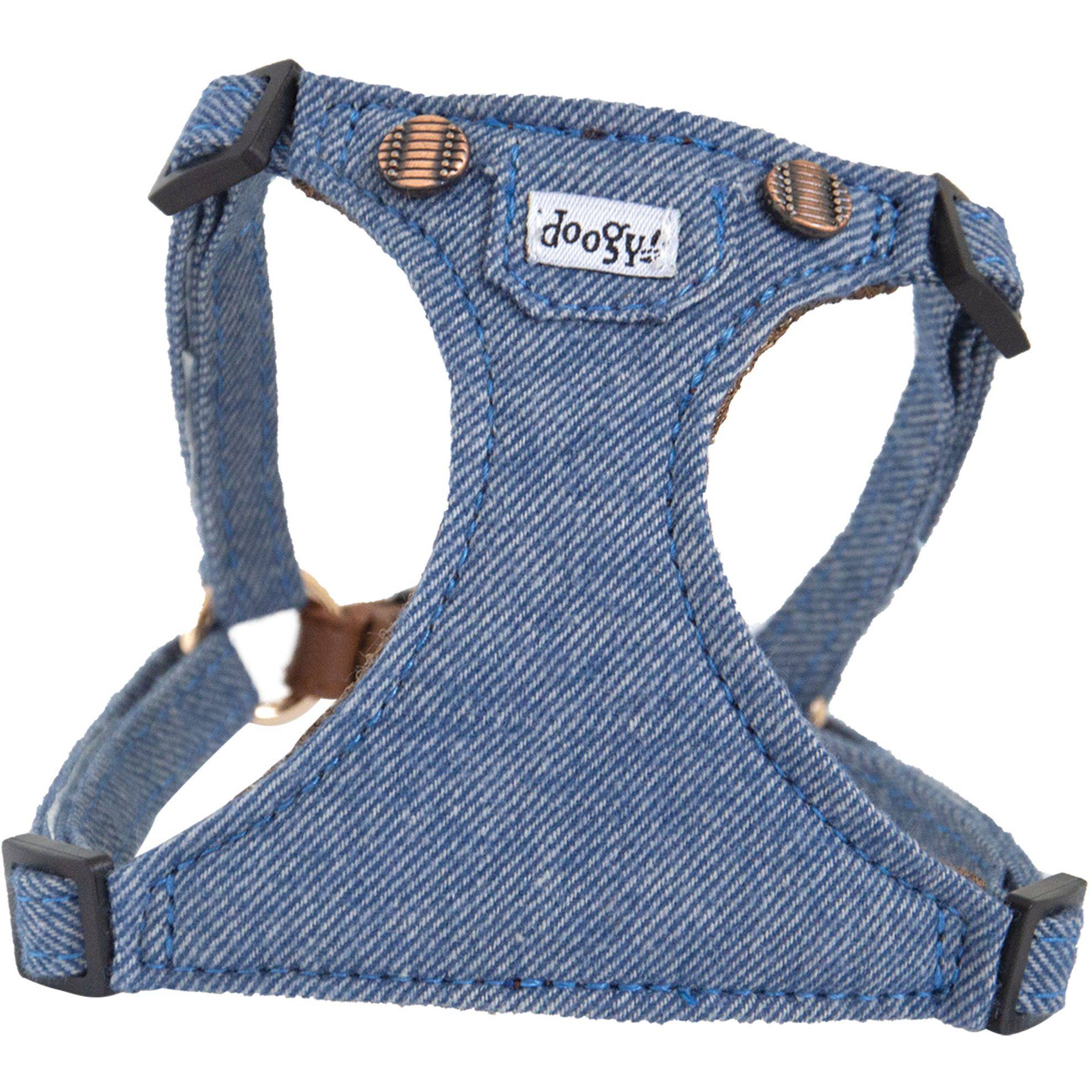 Harnais chien Vintage Bleu Taille : T3 DOOGY FASHION