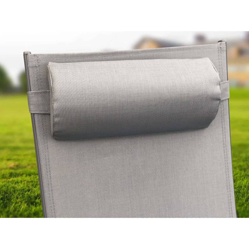 Chalet & Jardin - Lot de 2 bains de soleil Monaco en aluminium - Gris anthracite Chalet & Jardin - Image 6