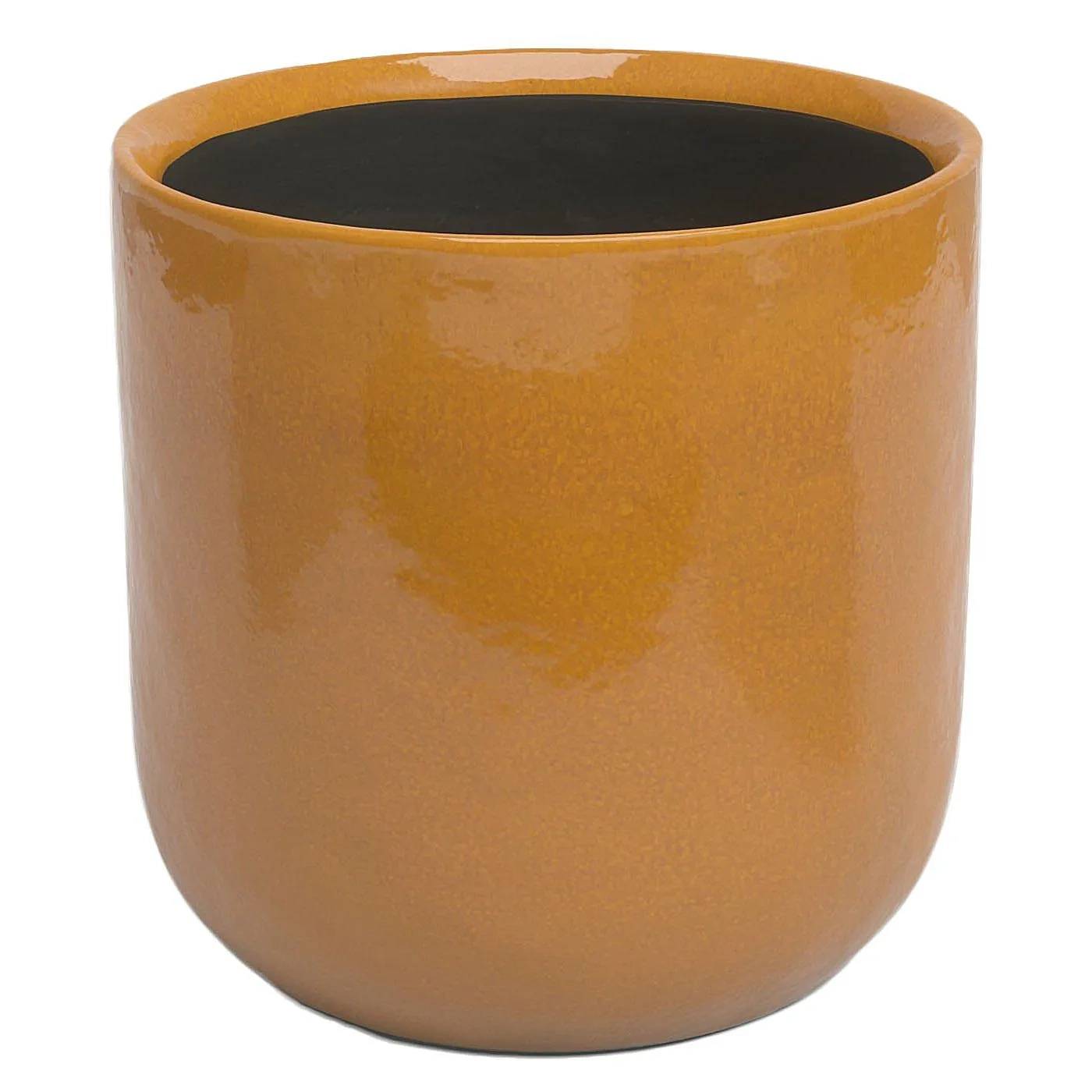 Artevasi - Maceta de cerámica Jupiter Autumn Yellow 29 cm - ARTEVASI