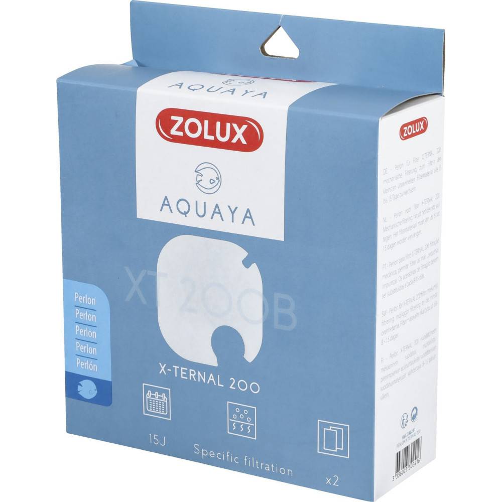 Zolux - Filtre pour pompe x-ternal 200, filtre XT 200 B perlon x 2. pour aquarium. - Image 3