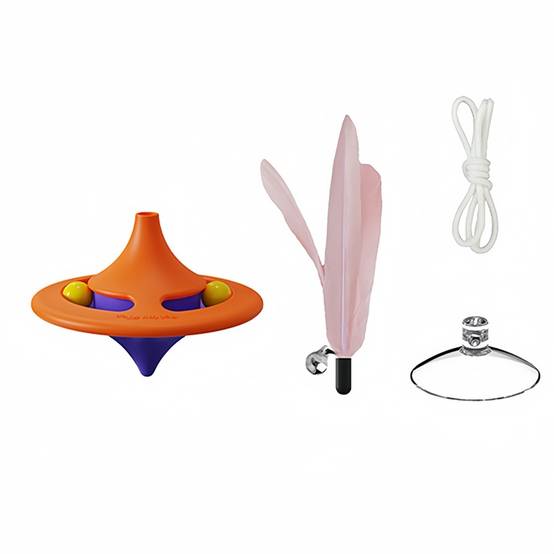 IntiMeg - Jouet pour chat Tumbler Spinning Top VIOLET IntiMeg - Image 3