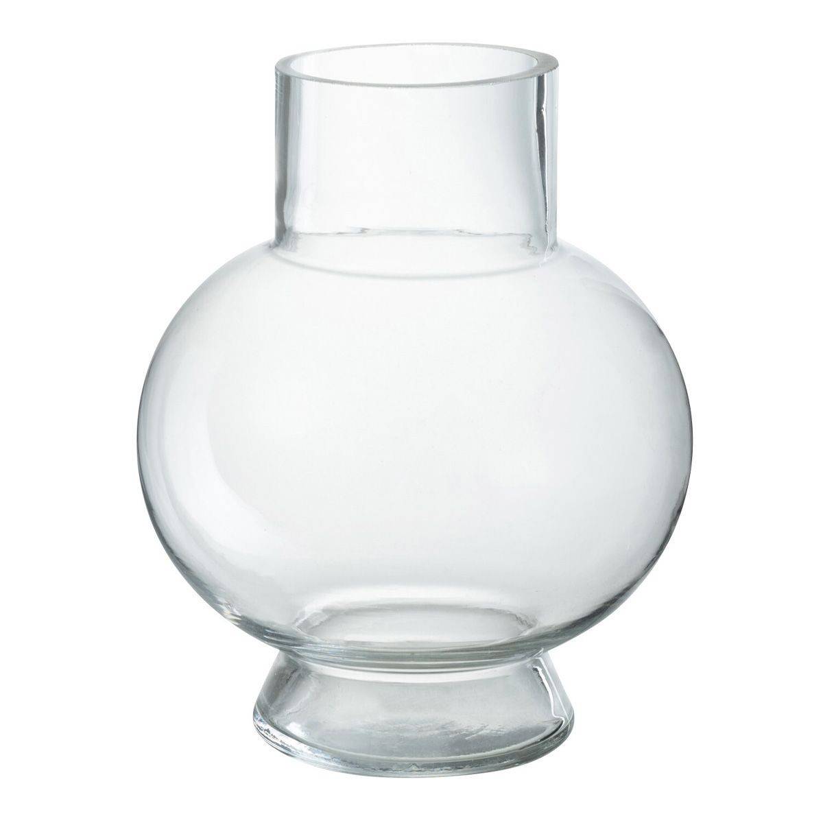 Vase Boule en Verre "Pinky Perfect" 22cm Transparent - Image 1