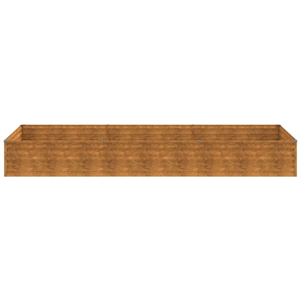 ComfortXL - Carré potager rectangulaire Acier Corten jardin Rouillé 291x100x36 cm – ComfortXL Outdoor Living - Image 4