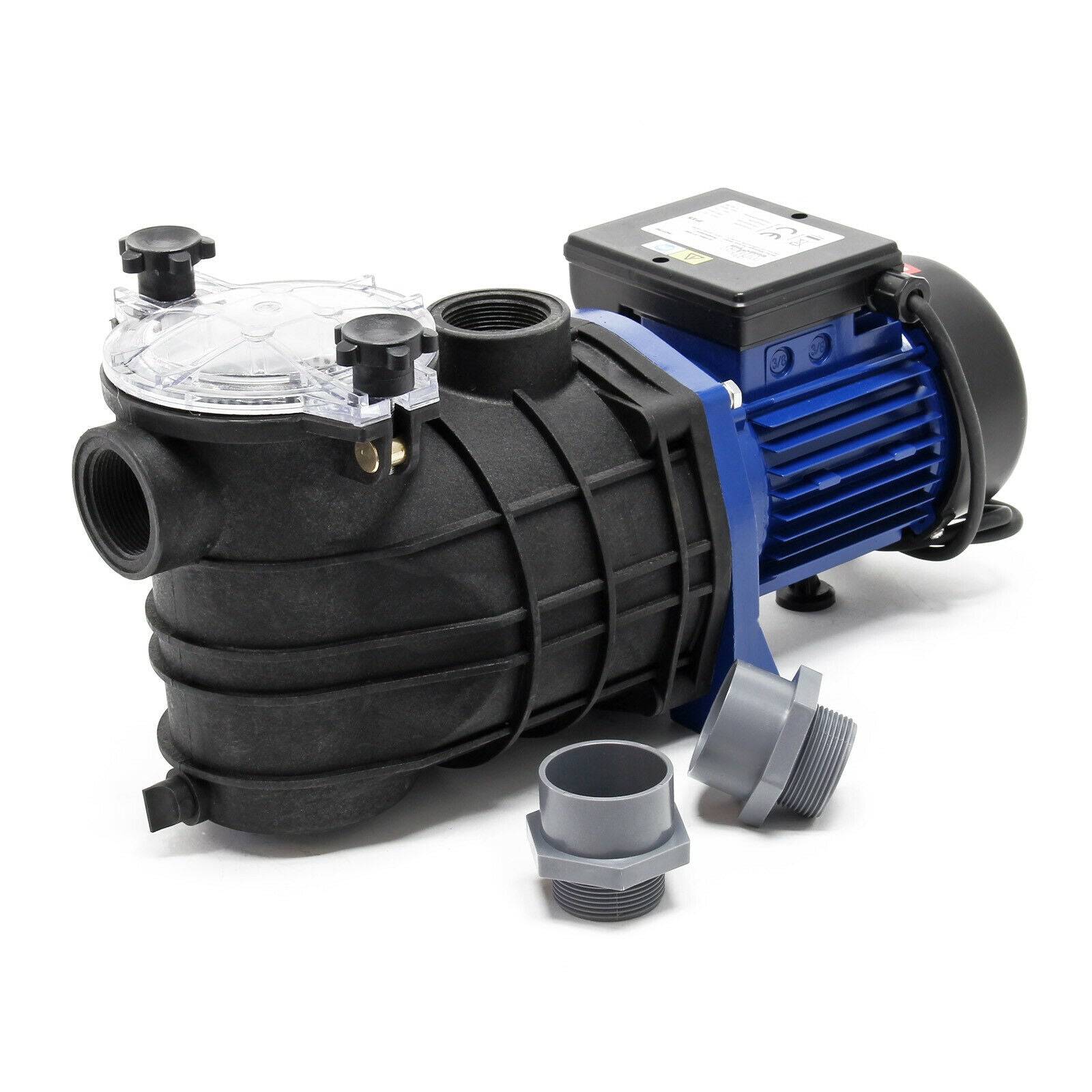 Helloshop26 - Pompe piscine 15000 litres par heure 750 watts pompe filtration circulation pool wattshirlpool - Imagen 1