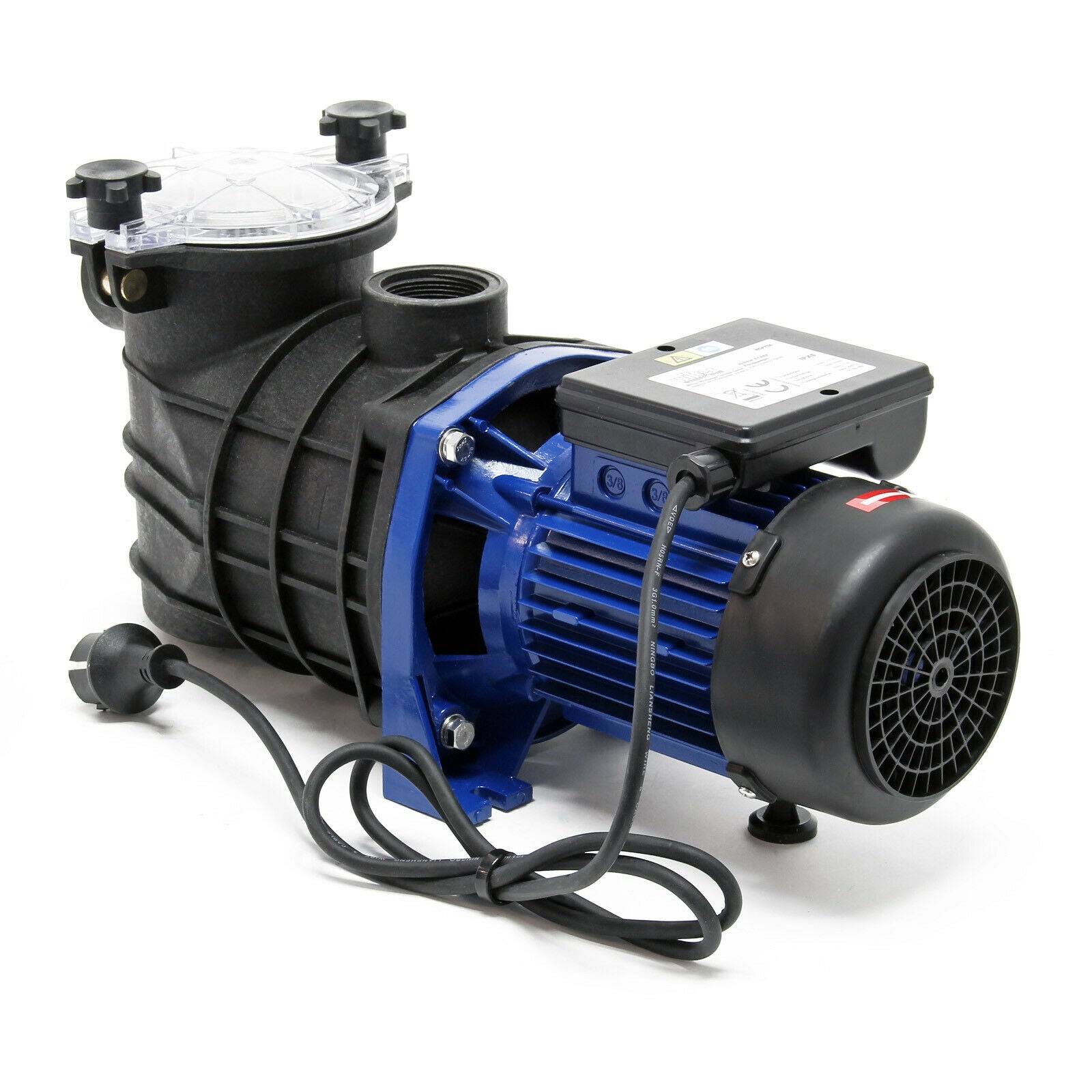 Helloshop26 - Pompe piscine 15000 litres par heure 750 watts pompe filtration circulation pool wattshirlpool - Imagen 3