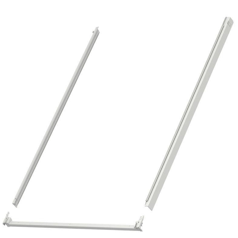Kit profilés latéraux et traverse basse VELUX 55x78cm gris pour fenêtre de toit - ZWC CK02 0000