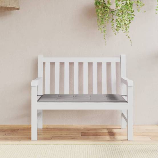 Coussin de banc de jardin Gris 100 X 50 cm - Prolenta Premium - Image 1