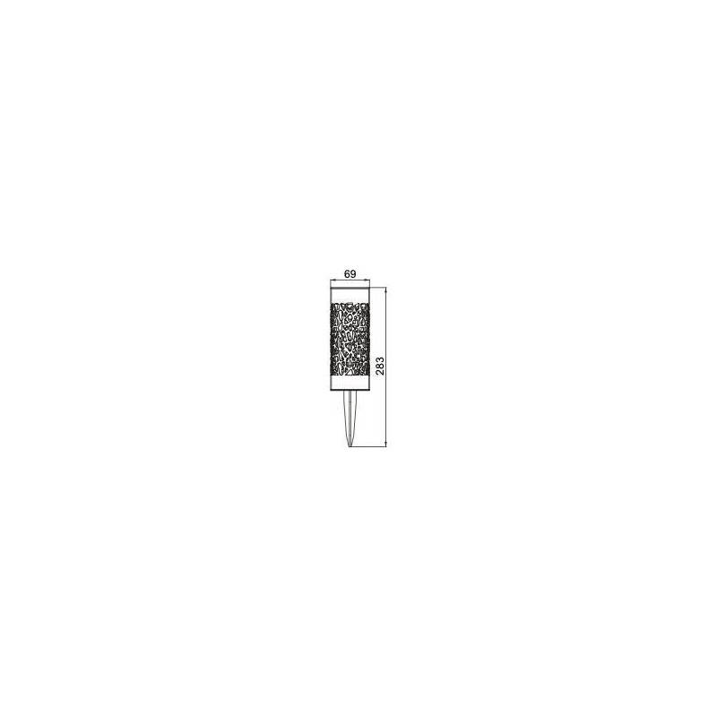 Borne Solaire Inox Galix G4445 - A Poser Ou A Planter - H28cm - Blanc Chaud - Image 3