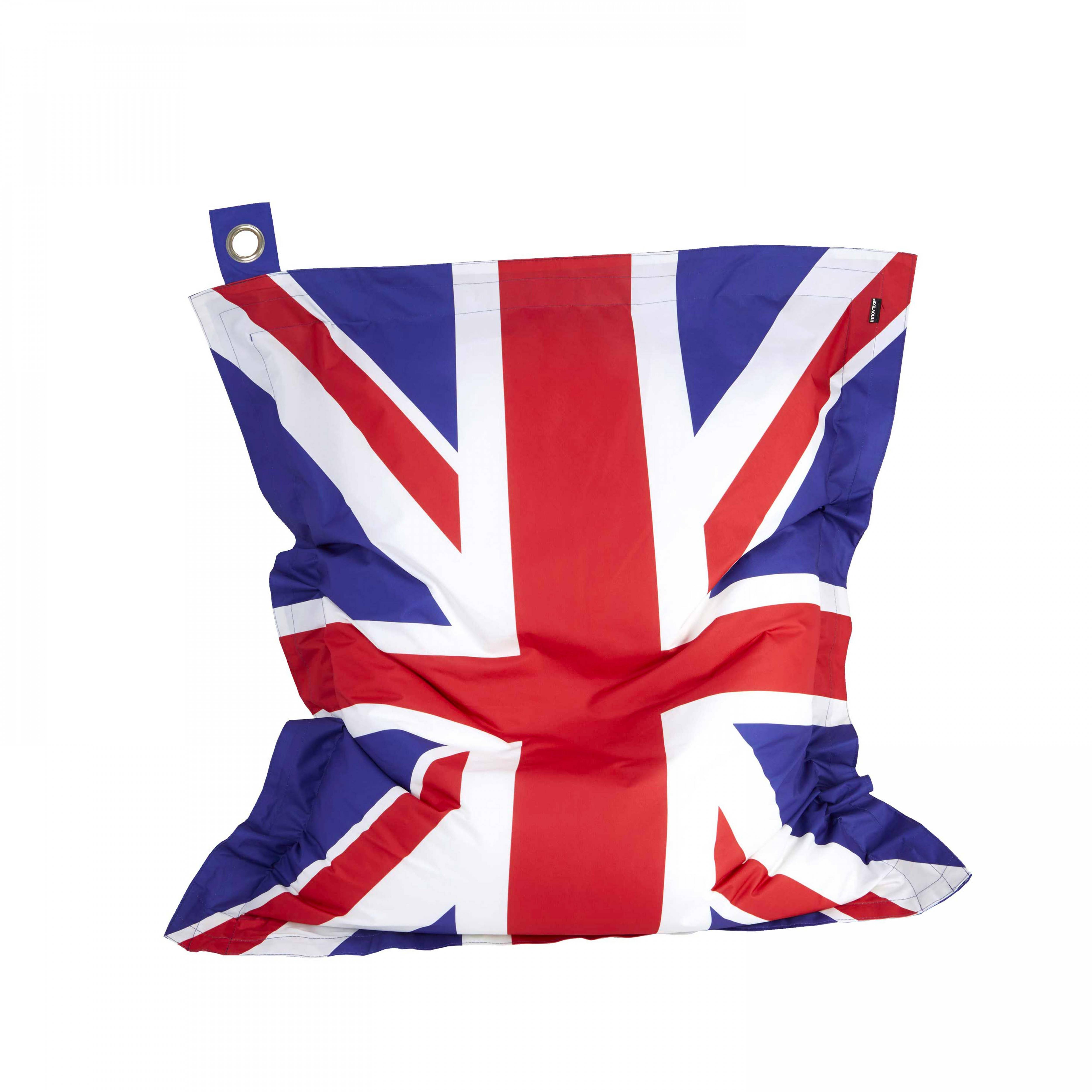 Oviala - Pouf de jardin xxl polyester drapeau uk 180 x 145 cm Solys - Oviala - Image 1