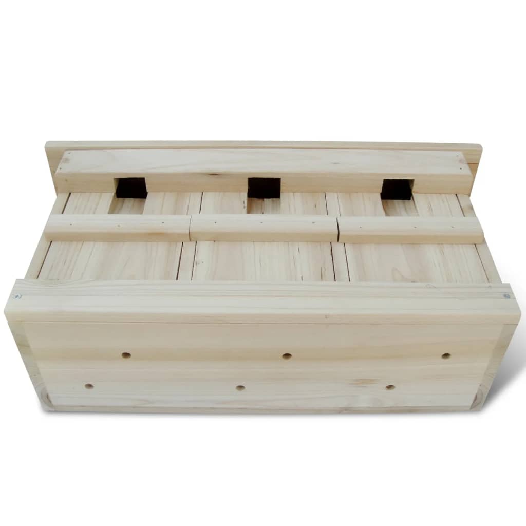 Vidaxl - Maisons Pour Moineau 2 Pcs Bois 44 X 15,5 X 21,5 Cm - vidaXL - Image 1